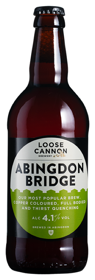 Loose Cannon Abingdon Bridge ale bottle